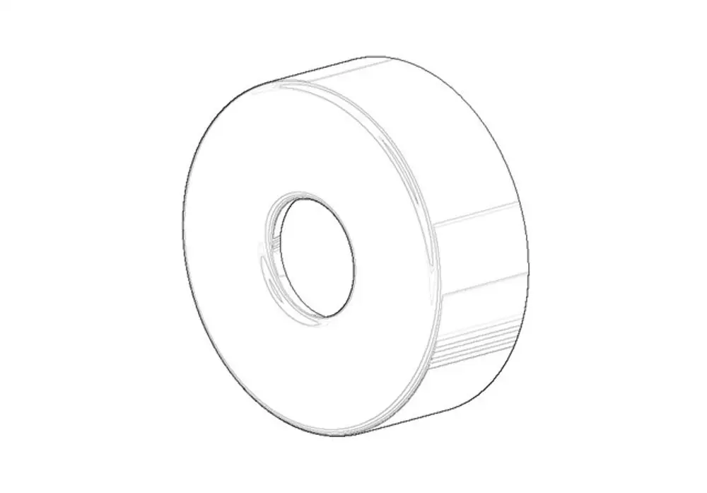 DORNBRACHT Rosette ERSATZTEILE 082722503 D. 55 x 20 mm Chrom, 082722503-00 Galeriebild 1